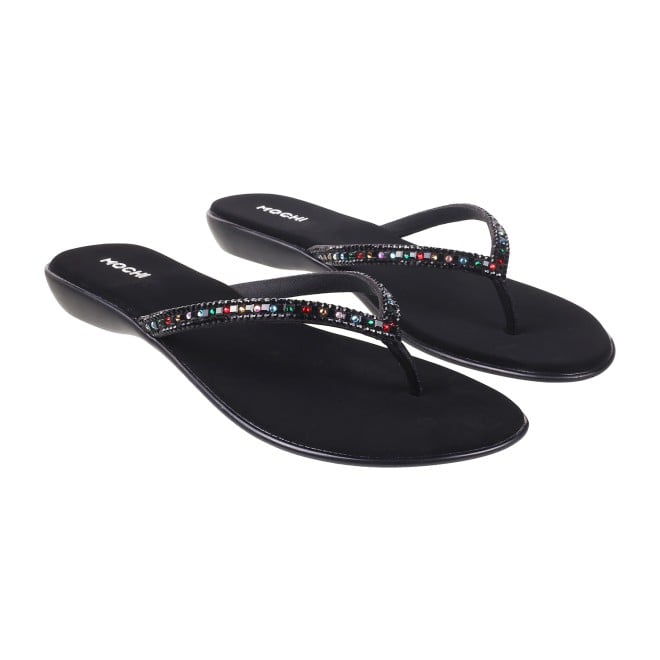 Mochi Women Black Casual Slippers (SKU: 35-4954L-11-42)