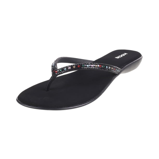 Mochi Women Black Casual Slippers (SKU: 35-4954L-11-42)