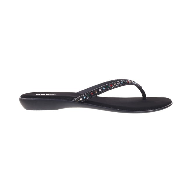 Mochi Women Black Casual Slippers (SKU: 35-4954L-11-42)