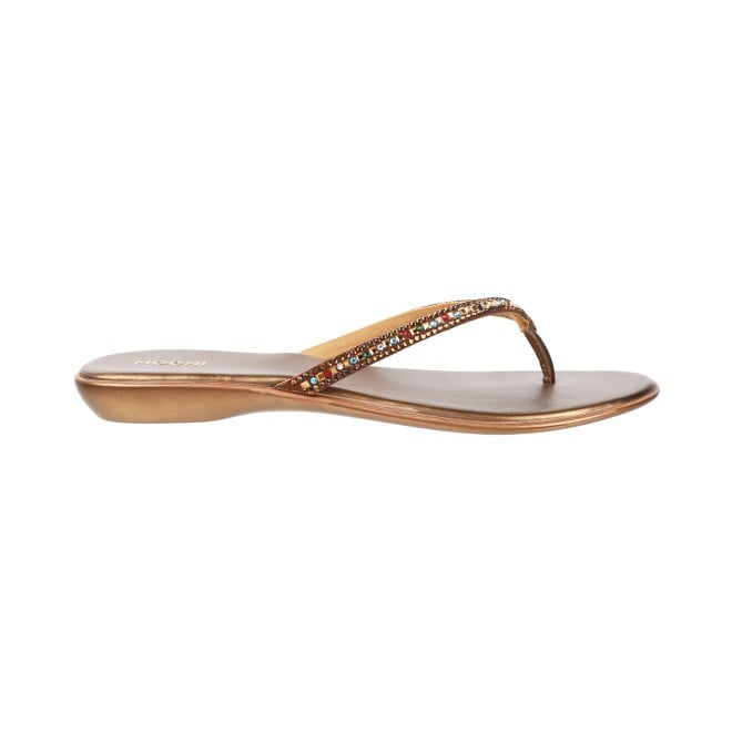 Mochi Women Bronze Casual Slippers (SKU: 35-4954L-46-43)