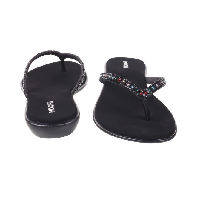 Mochi Women Black Casual Slippers (SKU: 35-4954L-11-42)