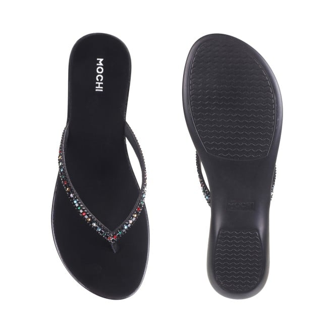 Mochi Women Black Casual Slippers (SKU: 35-4954L-11-42)