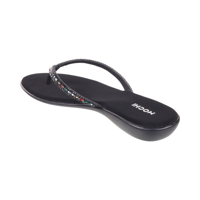 Mochi Women Black Casual Slippers (SKU: 35-4954L-11-42)