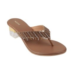 Mochi Women's Antique Gold Synthetic Sandals 3-UK (36 EU) (35-4553) :  : Shoes & Handbags