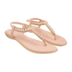 Women Peach Casual Sandals