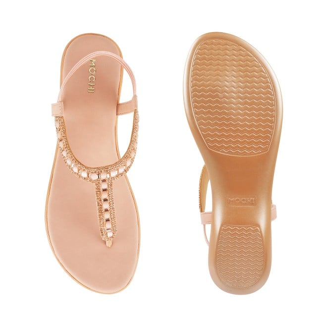 Mochi Women Peach Casual Sandals (SKU: 35-5023L-80-42)