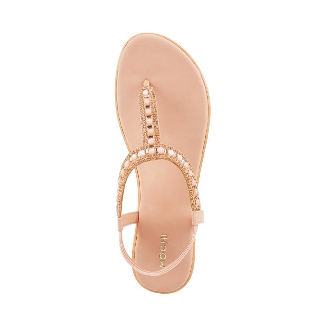 Mochi Women Peach Casual Sandals (SKU: 35-5023L-80-42)