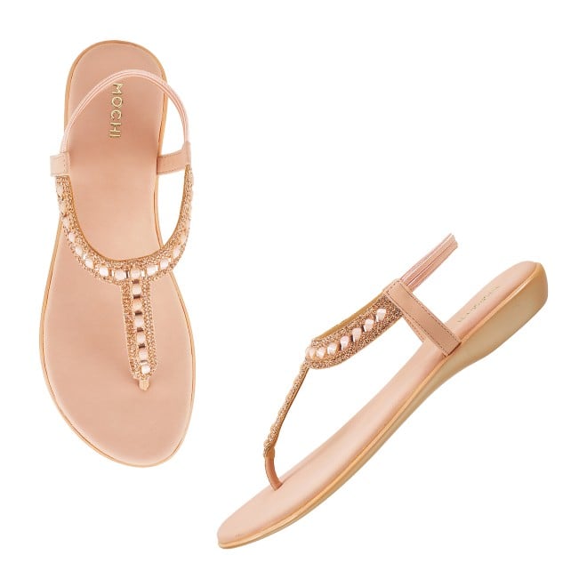 Mochi Women Peach Casual Sandals (SKU: 35-5023L-80-42)
