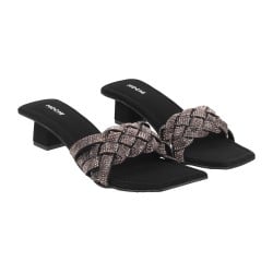 Women Black Wedding Sandals