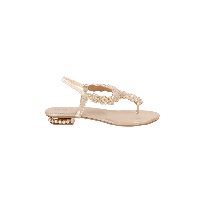 Mochi Women Beige Party Sandals (SKU: 35-647-20-37)