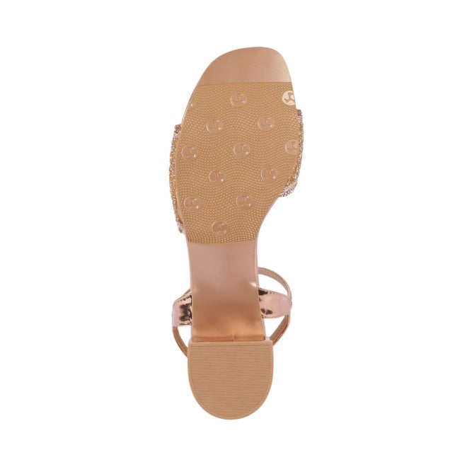 Mochi Women Rose-gold Wedding Sandals (SKU: 35-766-52-36)