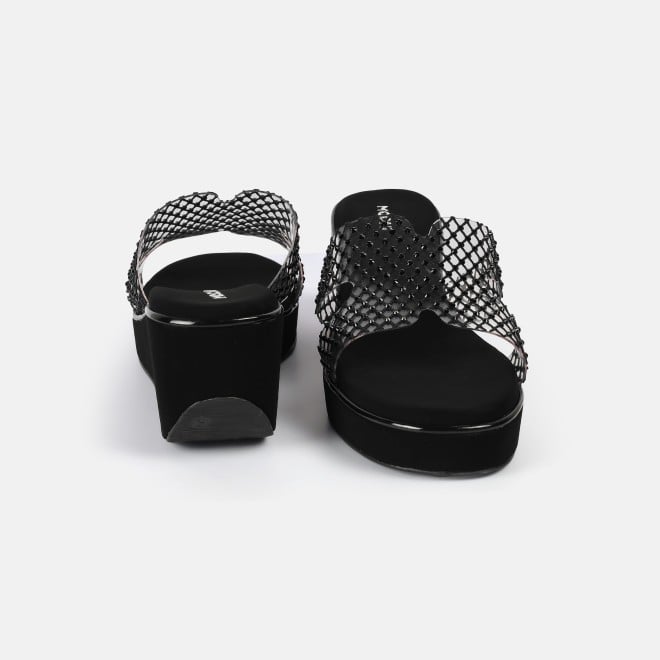 Mochi Women Black Casual Slip Ons (SKU: 35-802597-11-37)