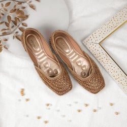 Women Antic-gold Ethnic Jutis