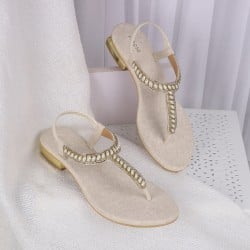 Women Beige Casual Sandals