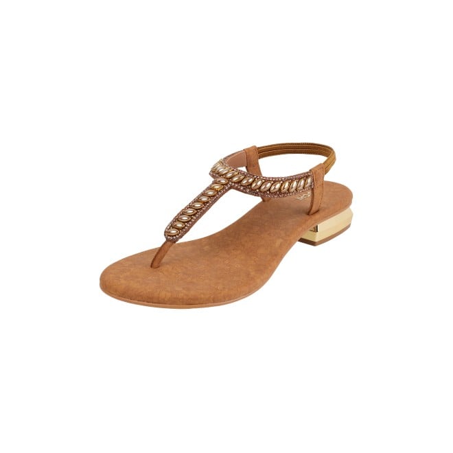 Mochi Women Antic-gold Casual Sandals (SKU: 35-901823-28-37)
