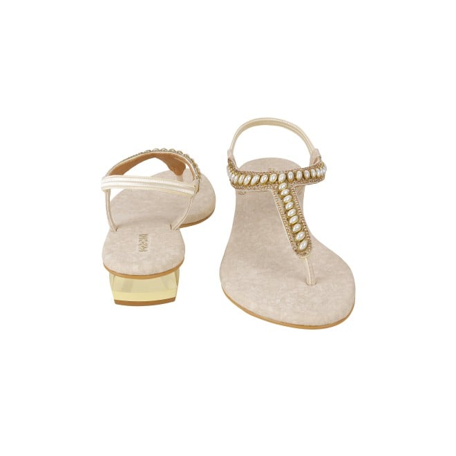 Mochi Women Beige Casual Sandals (SKU: 35-901823-20-37)