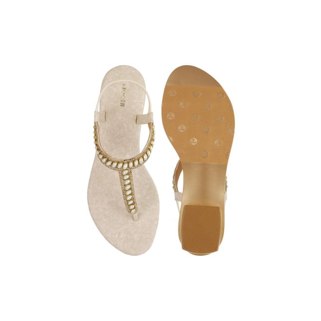 Mochi Women Beige Casual Sandals (SKU: 35-901823-20-37)