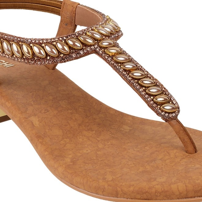 Mochi Women Antic-gold Casual Sandals (SKU: 35-901823-28-37)