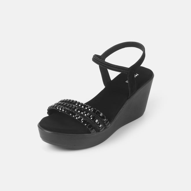 Mochi Women Black Party Sandals (SKU: 35-902059-11-36)