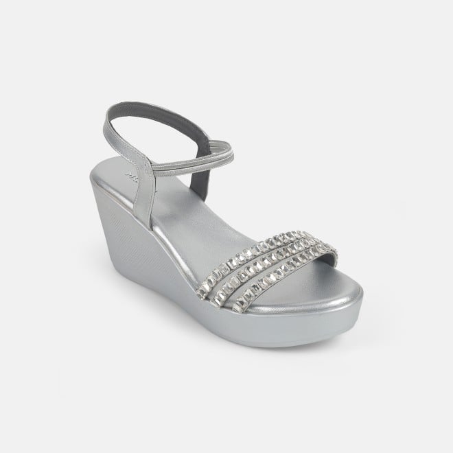 Mochi Women Silver Party Sandals (SKU: 35-902059-27-36)