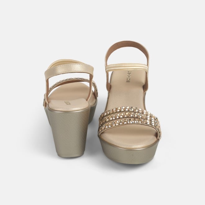 Mochi Women Gold Party Sandals (SKU: 35-902059-15-36)