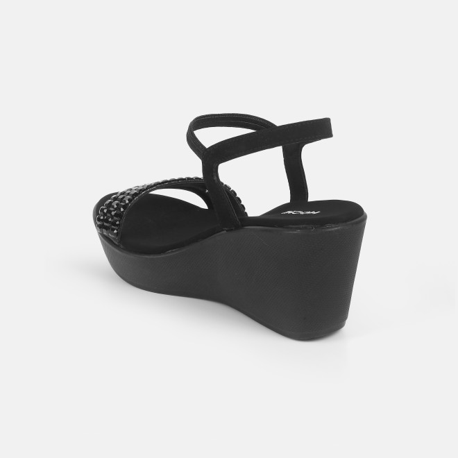 Mochi Women Black Party Sandals (SKU: 35-902059-11-36)
