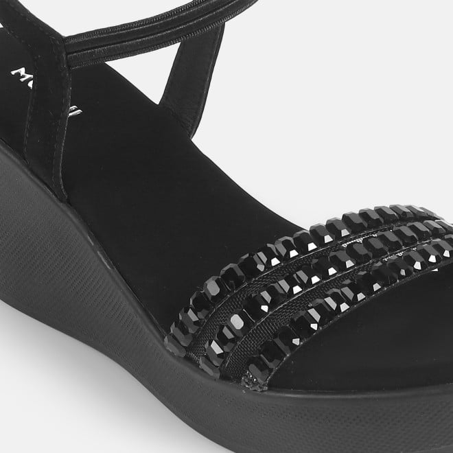 Mochi Women Black Party Sandals (SKU: 35-902059-11-36)