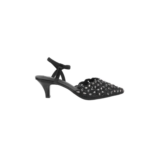 Mochi Women Black Wedding Sandals (SKU: 35-929-11-36)