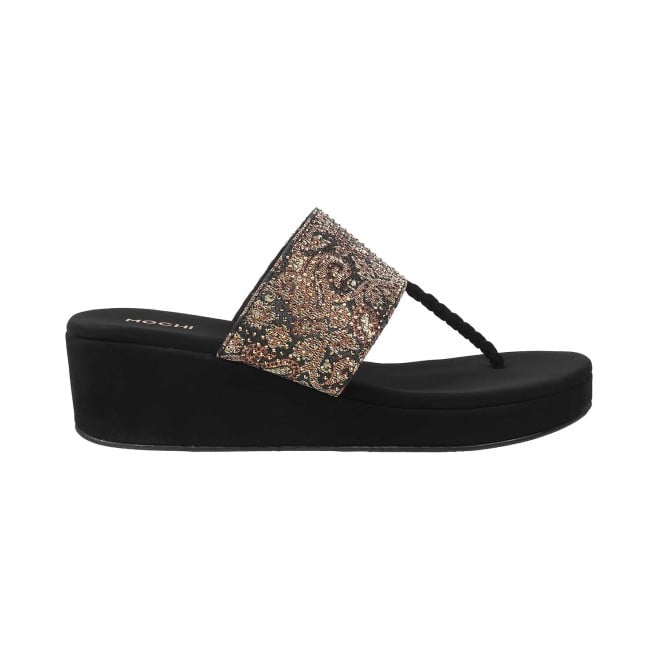 Mochi Women Black Casual Slip Ons (SKU: 35-948-11-37)