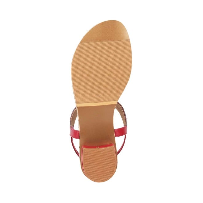 Mochi Women Maroon Casual Sandals (SKU: 35-993-44-36)