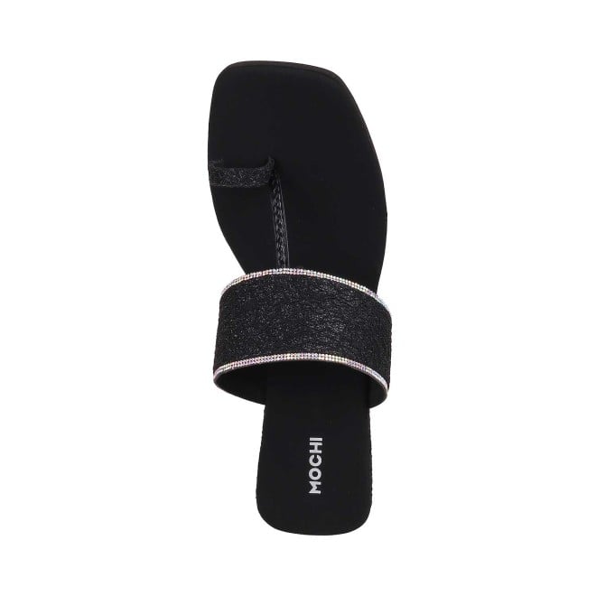 Mochi Women Black Casual Slip Ons (SKU: 35-994-11-36)