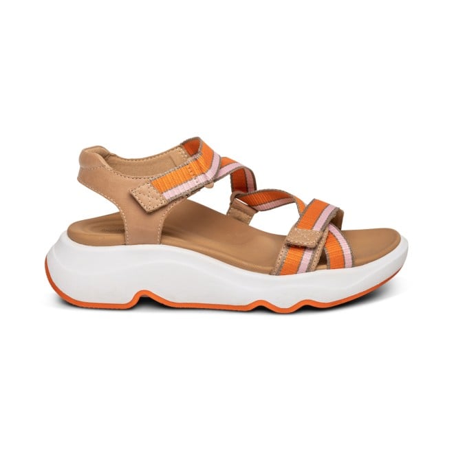 aetrex Women Beige Casual Sandals (SKU: 353-2011-20-38)