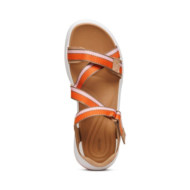 aetrex Women Beige Casual Sandals (SKU: 353-2011-20-38)