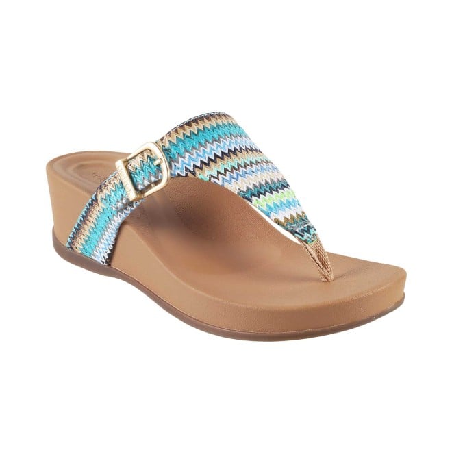 aetrex Women Blue-multi Casual Sandals (SKU: 353-2013-54-37)