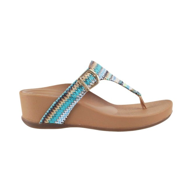 aetrex Women Blue-multi Casual Sandals (SKU: 353-2013-54-37)