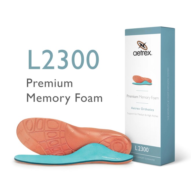aetrex AETREX Men's Premium Memory Foam Orthotics - Insole For Extra Comfort