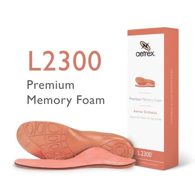 aetrex AETREX Women's Premium Memory Foam Orthotics - Insole For Extra Comfort