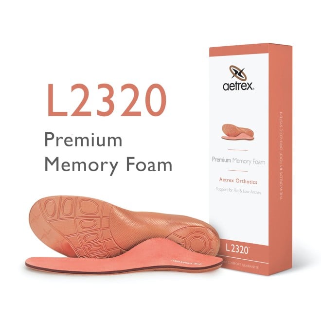 aetrex AETREX Women's Premium Memory Foam Posted Orthotics