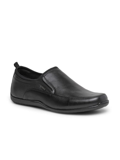 Von Wellx Men Black Casual Moccasin