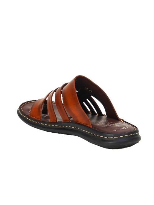 Von Wellx Men Brown Casual Slippers (SKU: 356-800040-12-40)