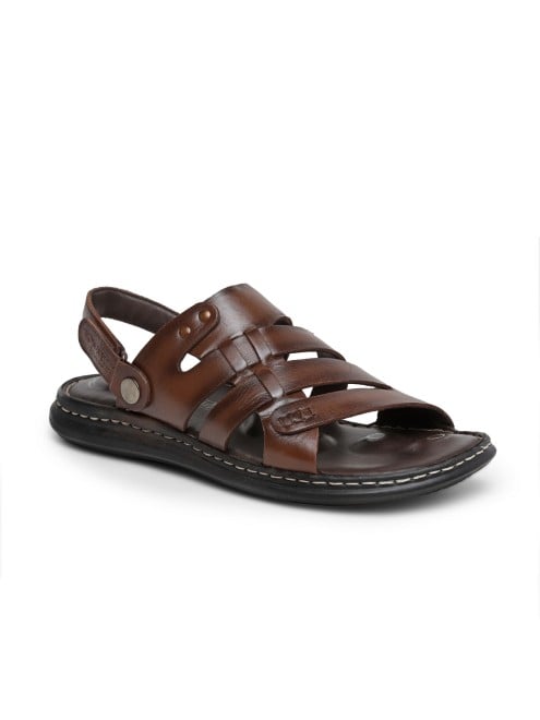 Von Wellx Men Brown Casual Sandals (SKU: 356-800080-12-40)