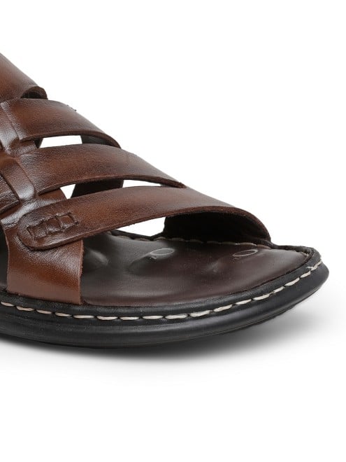 Von Wellx Men Brown Casual Sandals (SKU: 356-800080-12-40)