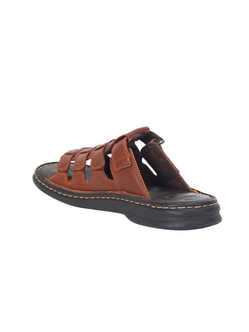 Von Wellx Men Brown Casual Slippers (SKU: 356-810080-12-40)