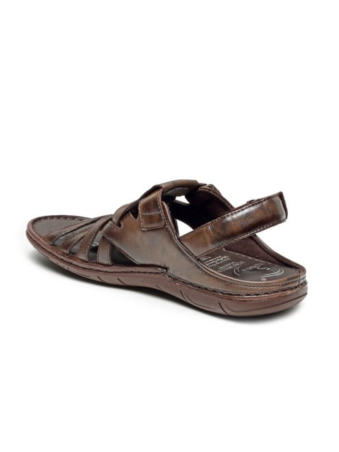 Von Wellx Men Brown Casual Sandals (SKU: 356-830030-12-45)