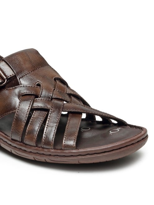 Von Wellx Men Brown Casual Sandals (SKU: 356-830030-12-45)