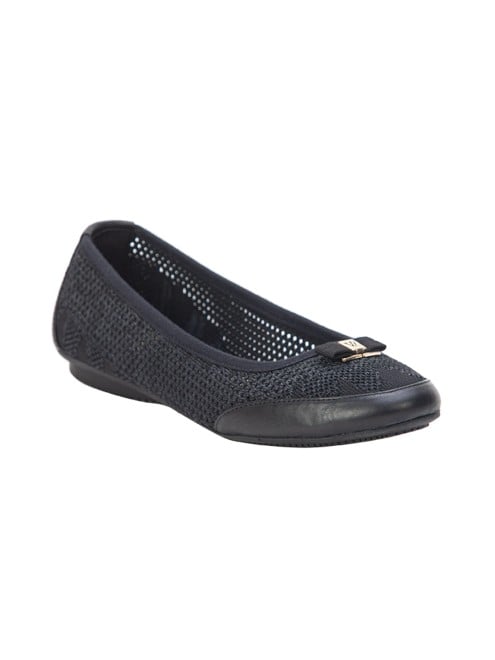 Von Wellx Women Black Casual Ballerinas (SKU: 357-20010-11-38)