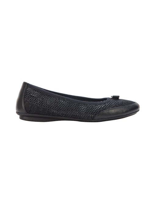 Von Wellx Women Black Casual Ballerinas (SKU: 357-20010-11-38)