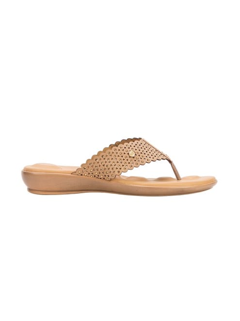 Von Wellx Women Beige Casual Slippers (SKU: 357-320040-20-36)