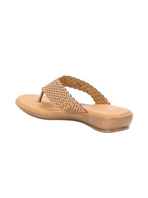 Von Wellx Women Beige Casual Slippers (SKU: 357-320040-20-36)