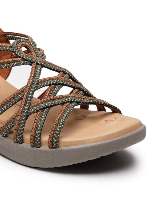 Von Wellx Women Tan Casual Sandals (SKU: 357-420080-23-37)